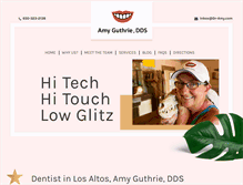 Tablet Screenshot of dr-amy.com